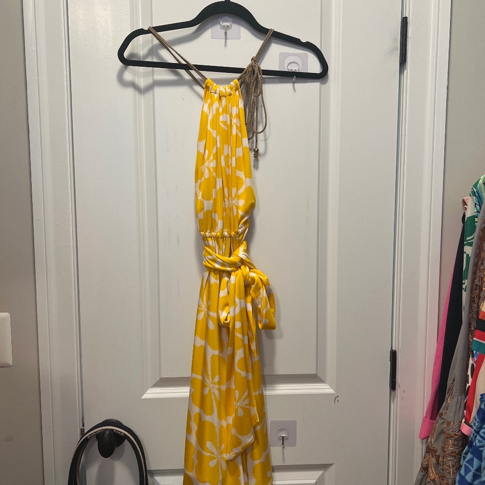 DVF yellow sundress